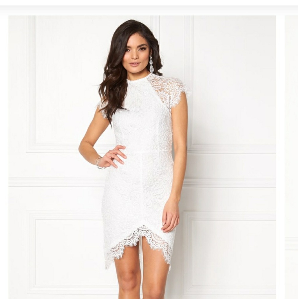 Asos White Lace Dress